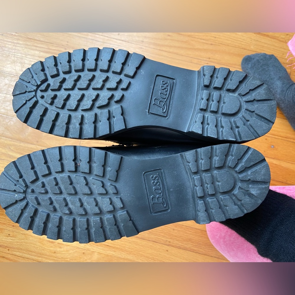 GH Bass weejuns Whitney lug black size women’s 8 - Picture 3 of 6